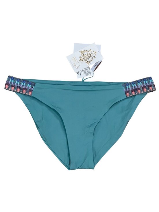 BECCA Other - BECCA Fiesta Avery Low Rise Bikini Bottom Women's Size Medium Pastel Side Tab